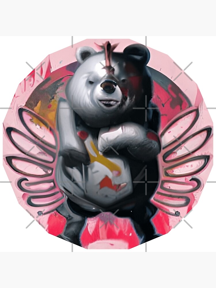 "Half Black Half White Bear" Poster for Sale by zheworkstudio Redbubble