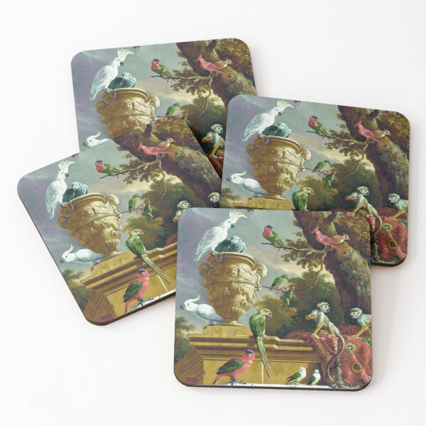 Item preview, The Menagerie by Melchior d' Hondecoeter (digitally enhanced)  designed and sold by Amanda1775.