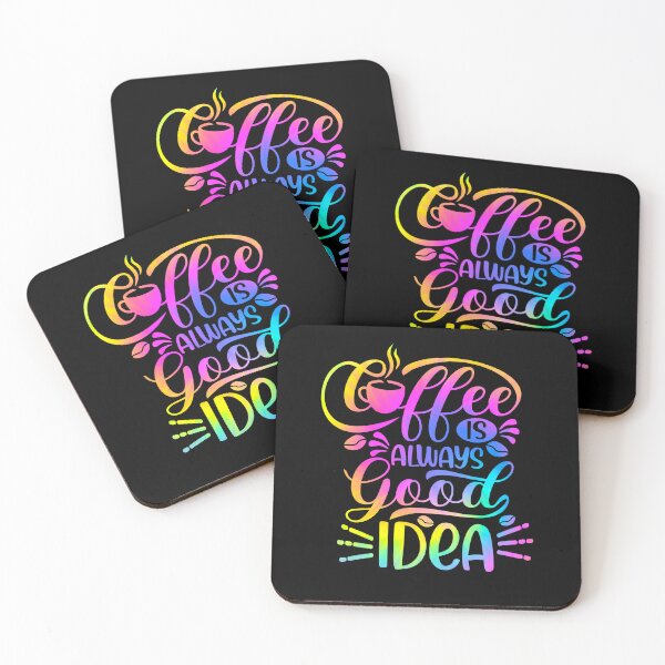 Item preview, Coffee is always a good idea designed and sold by MythicalSticker.