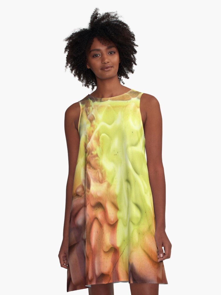 Thumbnail 1 of 4, A-Line Dress, Zen Burst Energy - She Says "You Know The One I Want" designed and sold by kinkatstyle.
