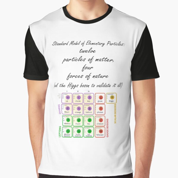 Standard Model of Elementary Particles Graphic T-Shirt