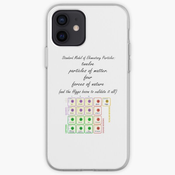 Standard Model of Elementary Particles iPhone Soft Case