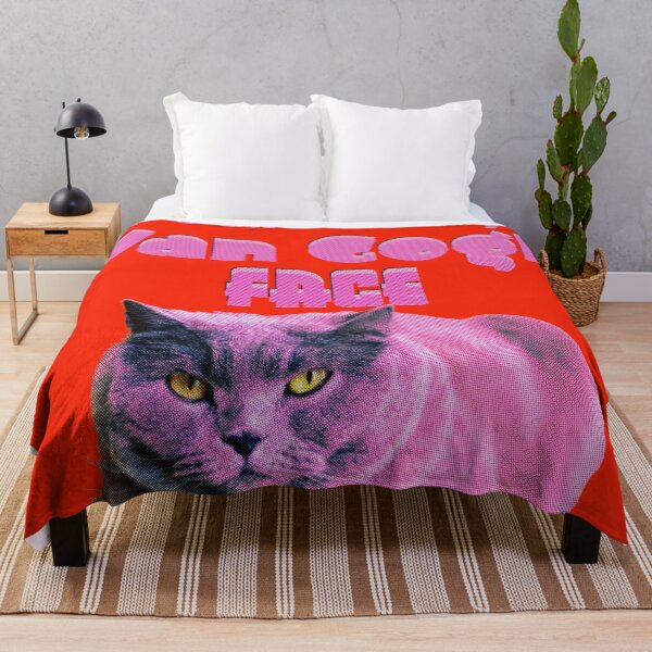Item preview, Pink Cat | Van Gogh face designed and sold by spinolator.