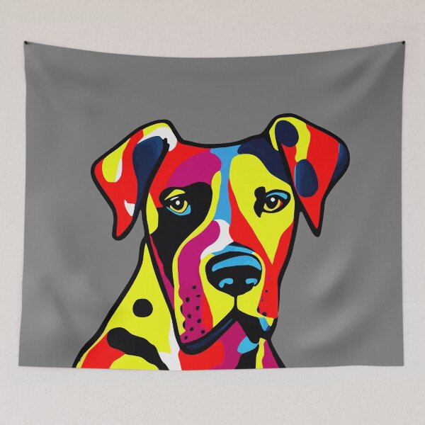 Item preview, Majestic Great Dane Pop Art designed and sold by dogpopart.