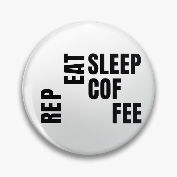 Item preview, Repeat Eat Sleep Coffee designed and sold by Oliveirallan.
