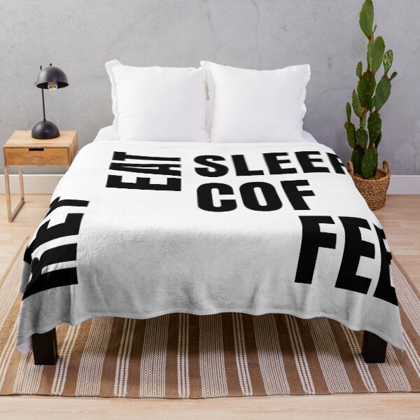 Item preview, Repeat Eat Sleep Coffee designed and sold by Oliveirallan.