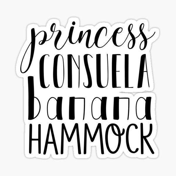 Free Free 122 Friends Princess Consuela Banana Hammock Episode SVG PNG EPS DXF File