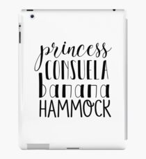 princess consuela banana hammock. iPad Case/Skin