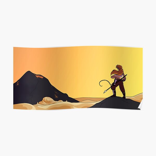 Desert Landscape Poster