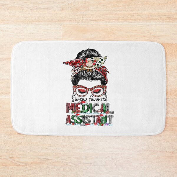 Item preview, Santa's Favorite Medical Assistant Messy Bun Women Christmas designed and sold by IsraelCastro.