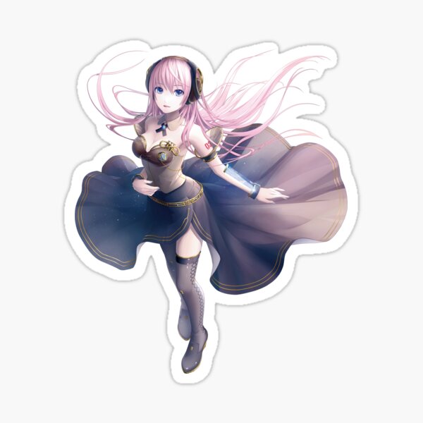 Luka Megurine Vocaloid 4 Sticker By Britannic124 Redbubble