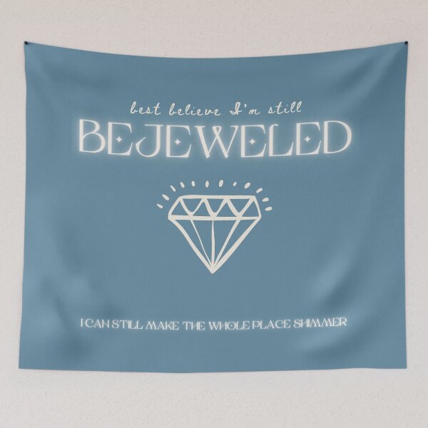 Item preview, best believe i'm still BEJEWELED 3 (blue and cream) designed and sold by cottagecorococo.