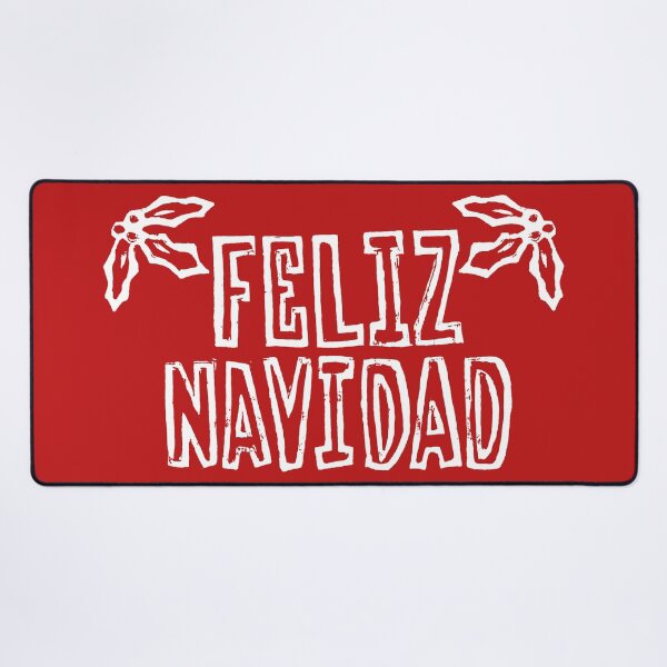 Item preview, Feliz Navidad with Holly (White Ink Version) designed and sold by laforma.
