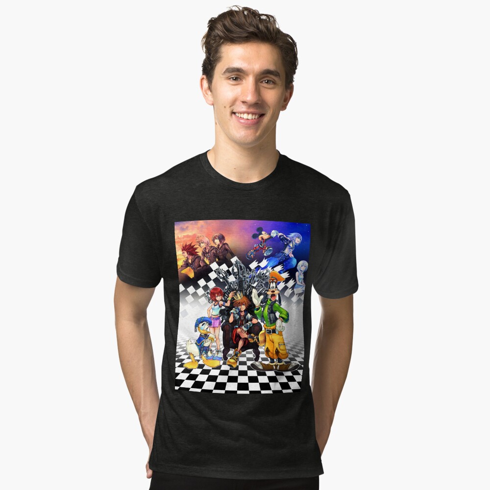 Vista previa del artículo con la obra «Camiseta de tejido mixto», diseñado y vendido por romepleione.