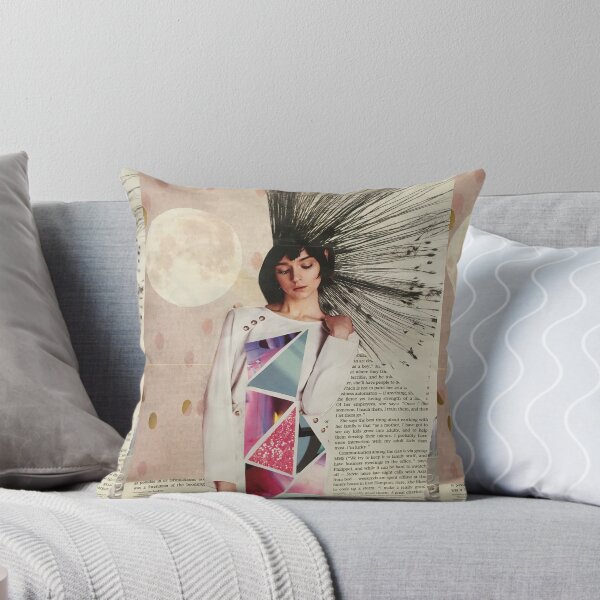 Item preview, Geometric Girl & Moon designed and sold by amyflorenceart.