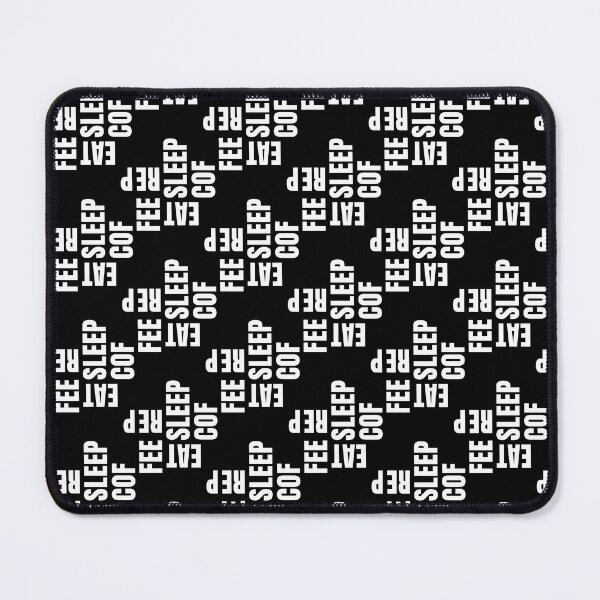 Item preview, Repeat Eat Sleep Coffee designed and sold by Oliveirallan.