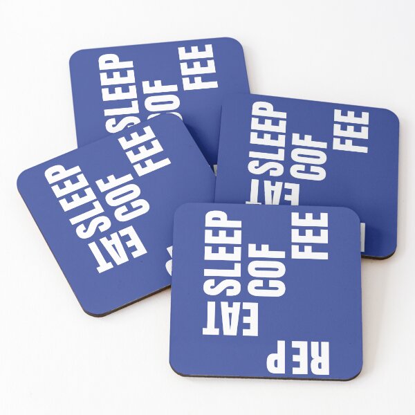 Item preview, Repeat Eat Sleep Coffee designed and sold by Oliveirallan.