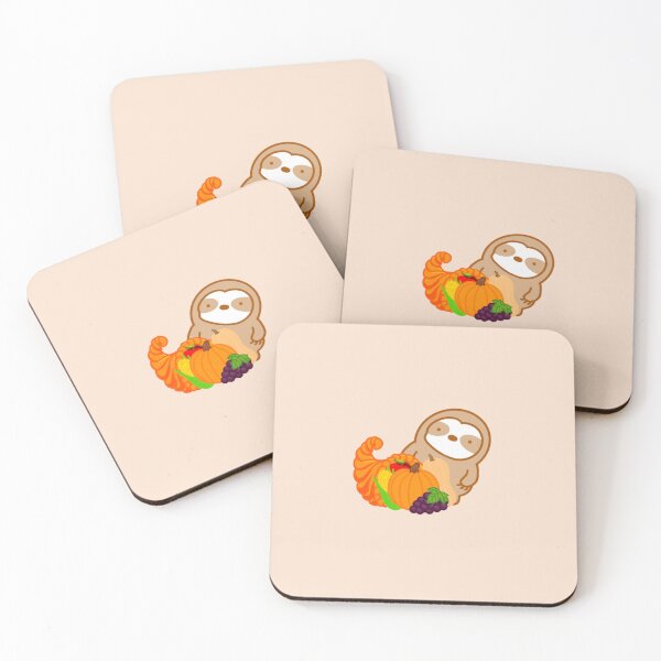 Item preview, Cute Thanksgiving Harvest Sloth  designed and sold by theslothinme.
