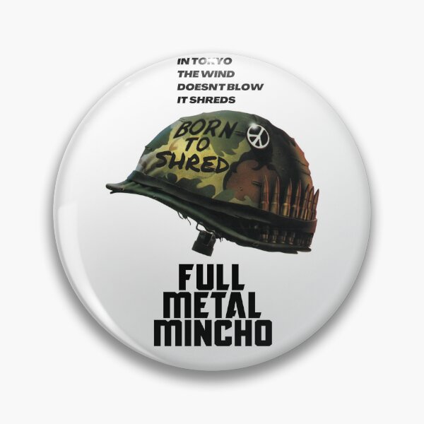 Item preview, Full Metal Mincho - Born to Shred - Poster designed and sold by DazArtDesigns.