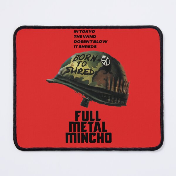 Item preview, Full Metal Mincho - Born to Shred - Poster designed and sold by DazArtDesigns.