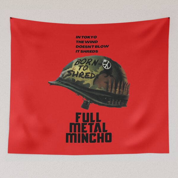 Item preview, Full Metal Mincho - Born to Shred - Poster designed and sold by DazArtDesigns.