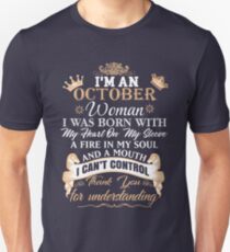 I'm an October woman T-shirt Unisex T-Shirt