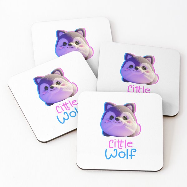Item preview, Little Wolf Baby - Marshmallow Toy Style art designed and sold by H Jonas.