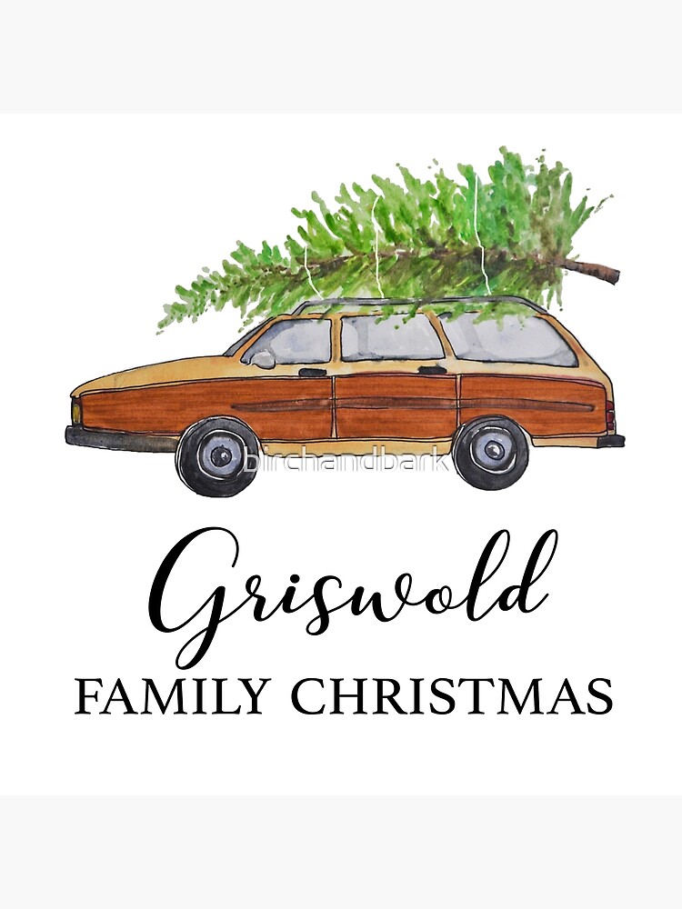 "Christmas vacation Griswold family Christmas" Art Print by birchandbark Redbubble