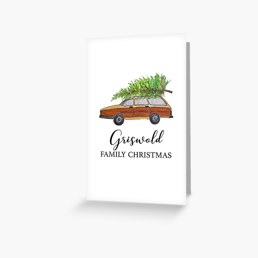 "Christmas vacation Griswold family Christmas" Greeting Card for Sale