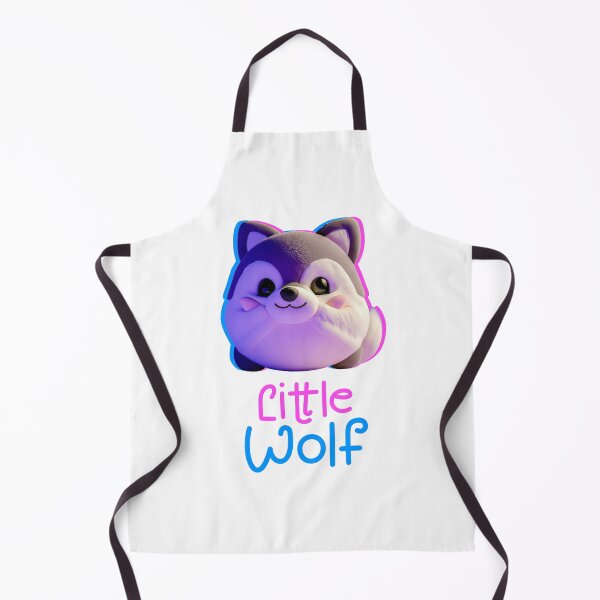 Item preview, Little Wolf Baby - Marshmallow Toy Style art designed and sold by H Jonas.
