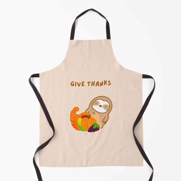 Item preview, Thanksgiving Give Thanks Sloth designed and sold by theslothinme.