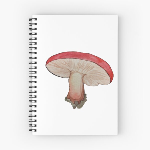 Item preview, Red Russula Mushroom designed and sold by Sylvanbirds.
