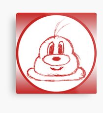 鲍 鲍 Red Theme Metal Print