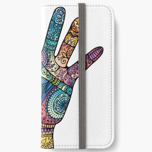 Aztec hand. iPhone Wallet