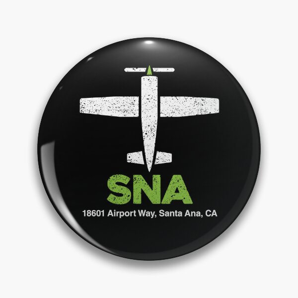 Item preview, Santa Ana Orange County Airport, Gift for Pilots designed and sold by Venue Pin.