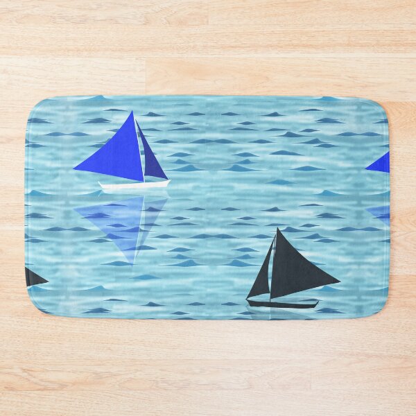 Item preview, sailboats, ships, boracay, sea, day, light, blue dream, waves, reflections, tranquility, smoothness, relaxation, rest designed and sold by Maria Mihailova.