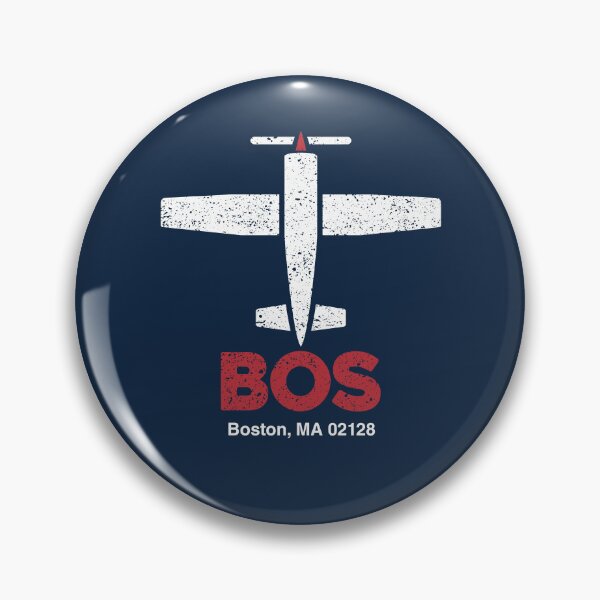 Item preview, Boston  Airport, Gift for Pilots designed and sold by Venue Pin.