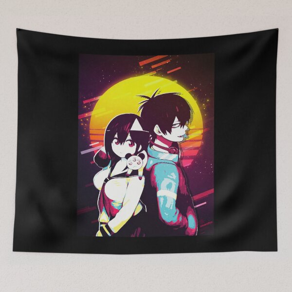 Item preview, Blood Lad Fuyumi Staz Vaporwave  - Tshirt designed and sold by EffieDietrich.