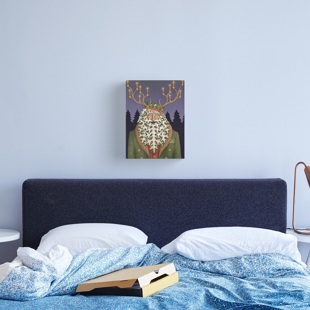 "The Holly King" Canvas Print