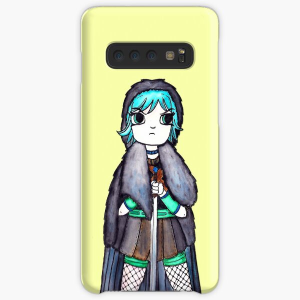 Scott Pilgrim Ramona Flowers Jon Snow Game of Thrones Mash Up Illustration by Jayne Kitsch Samsung Galaxy Snap Case