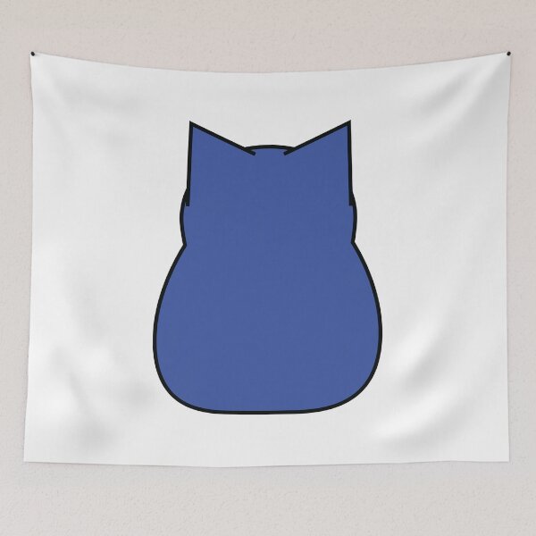 Item preview, Fat Cat - Blue designed and sold by ArtistAriana.