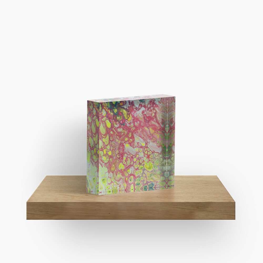 Strawberry Lemonade Acrylic Block