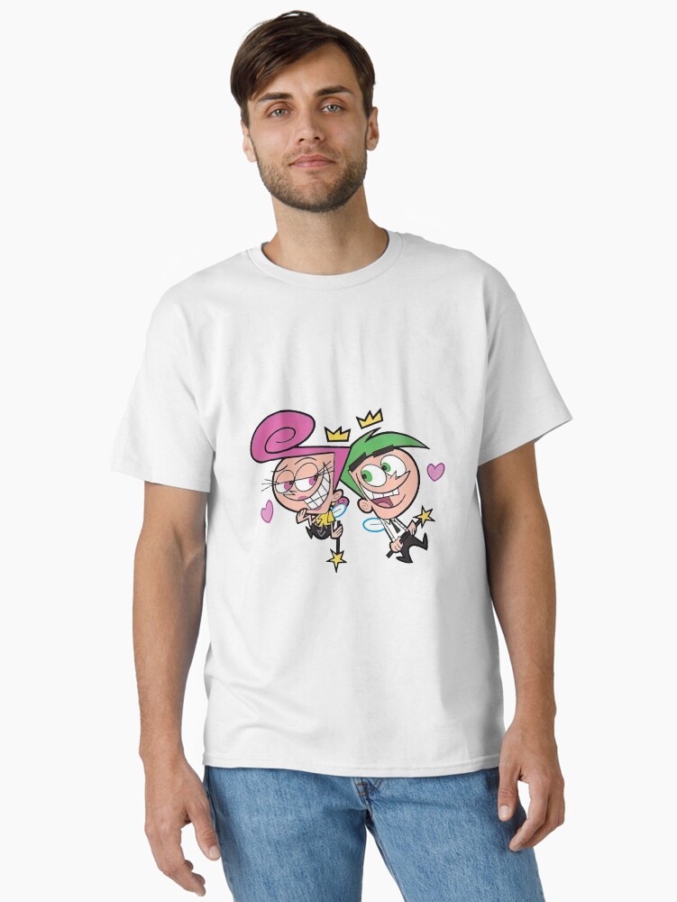 Thumbnail 1 of 7, Classic T-Shirt, Cosmo and Wanda Fairly Odd Parents designed and sold by sparmelin.