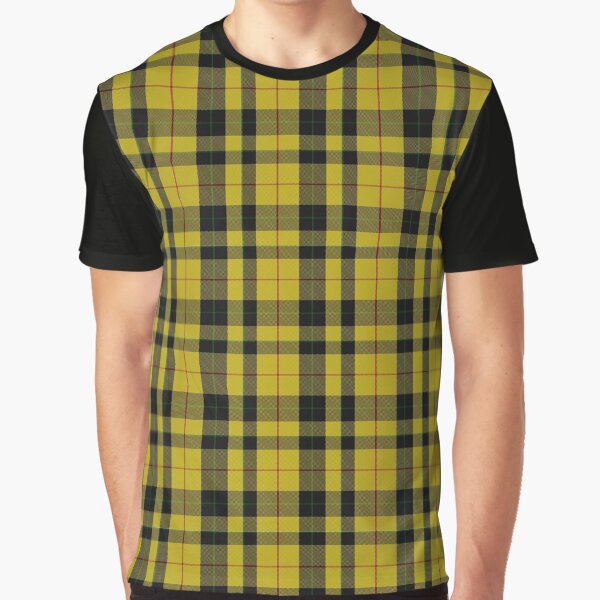 yellow and black | Clan Scottish tartan Flannel Plaid Graphic T-Shirt