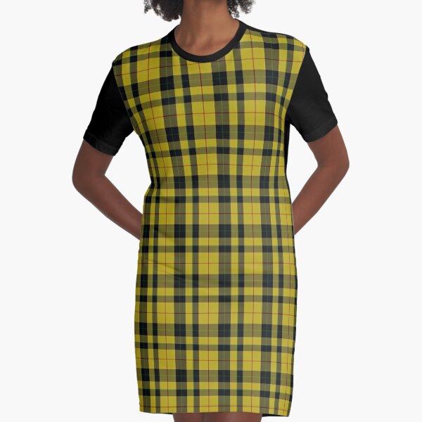 tartan yellow dress