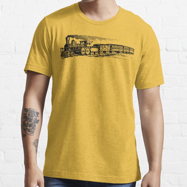 "Funny Nerdy Sheldon Vintage Retro Train Steam Geek Gift Black" Tshirt for Sale by
