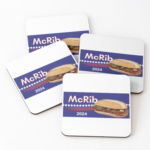 Item preview, McRib 2024 McDonald's Bumper Sticker designed and sold by hyperfocusrach.