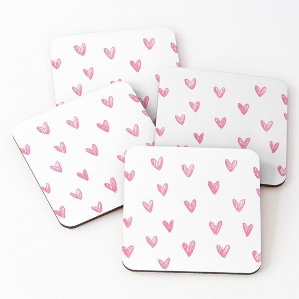 Item preview, Pink Crayon Hearts designed and sold by Carmen Yochim.
