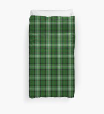 Grün und Weiß | Schottischer Tartan Bettbezug