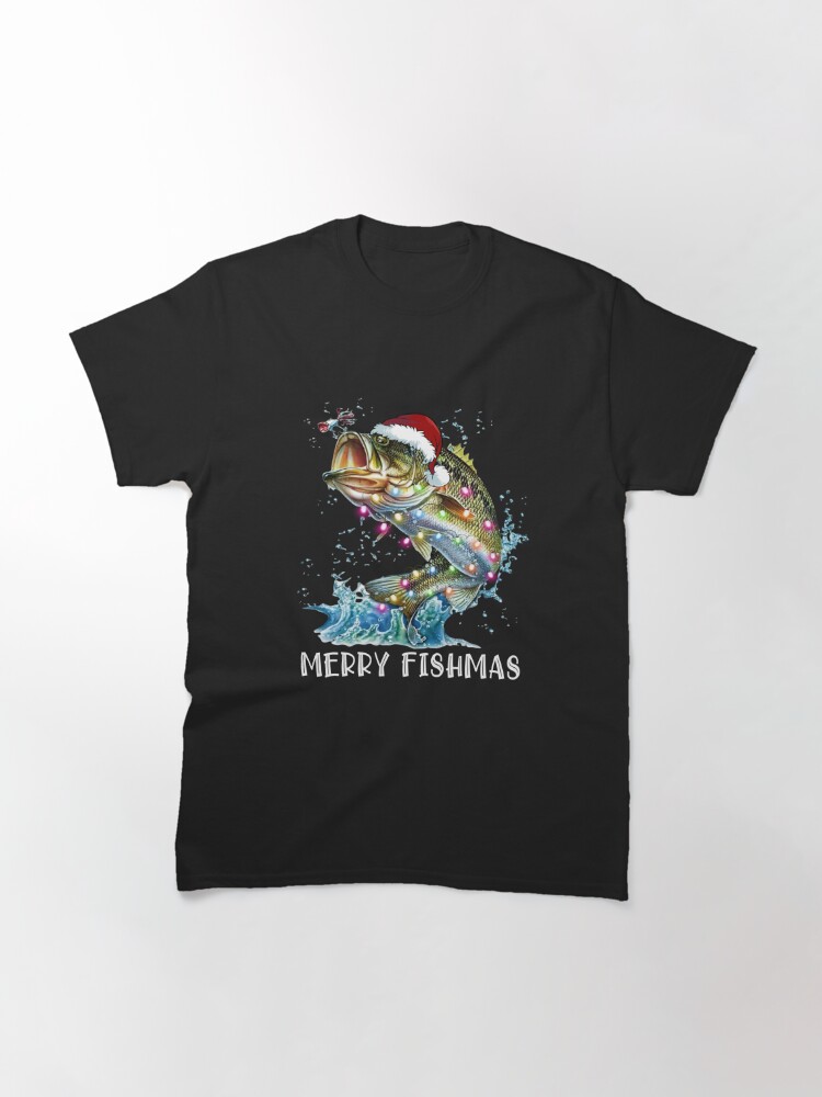 Discover Funny Fish Christmas For Men Grandpa Fishing Lovers Dad Men T-Shirt